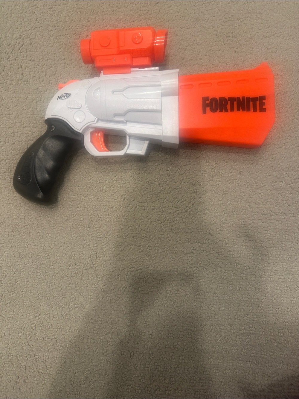Fortnite Nerf Dart Blaster - White & Bright Orange